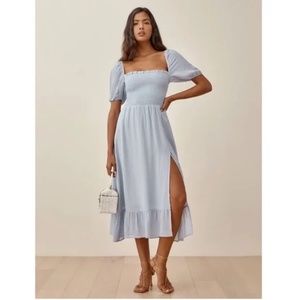 REFORMATION Meadow Dress in Mineral Size Medium NWOT